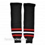 PRO Chicago Black Hawks Knit Sr Hockey Socks Home